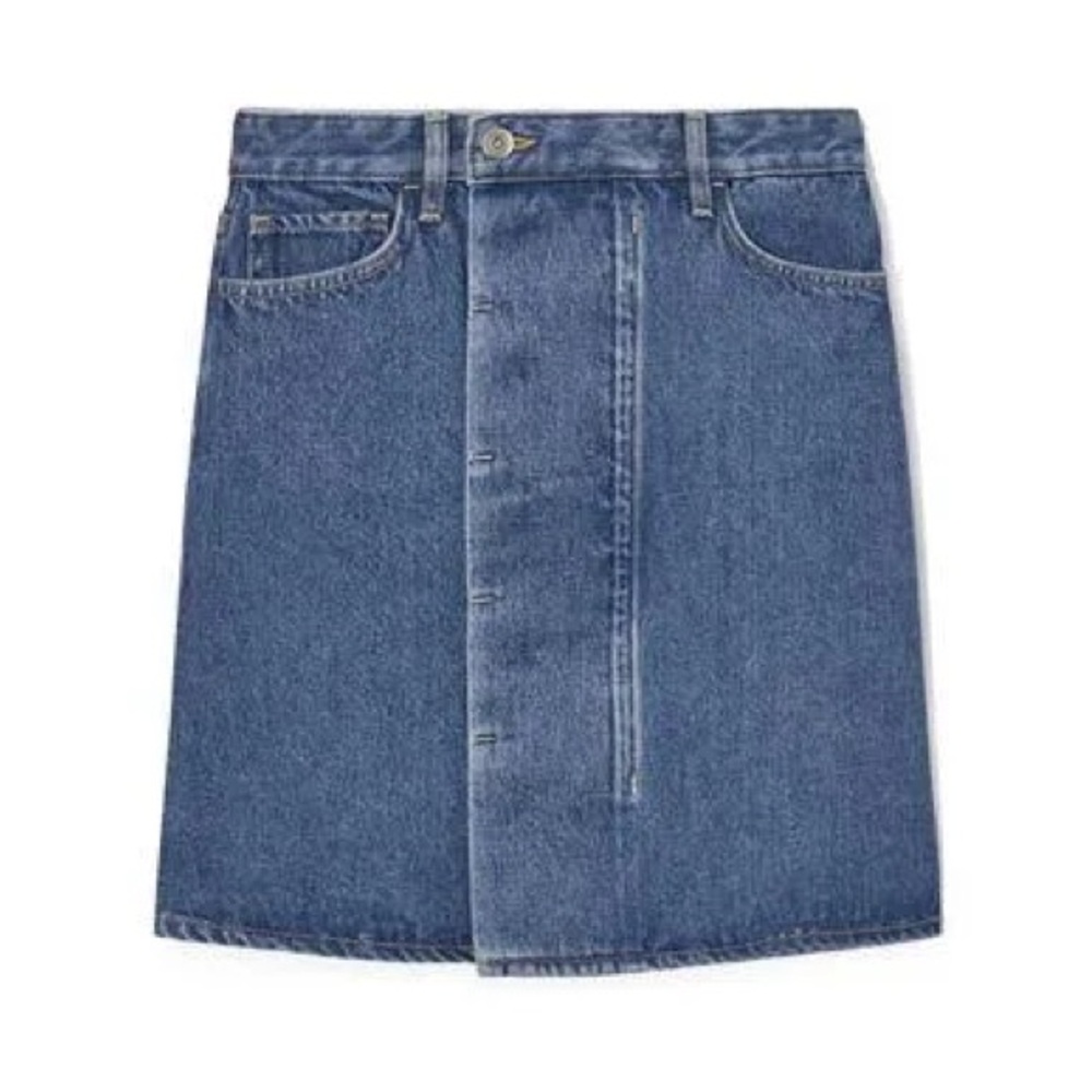 COS Denim Hidden button Skirt